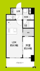 リヴェント福島の物件間取画像